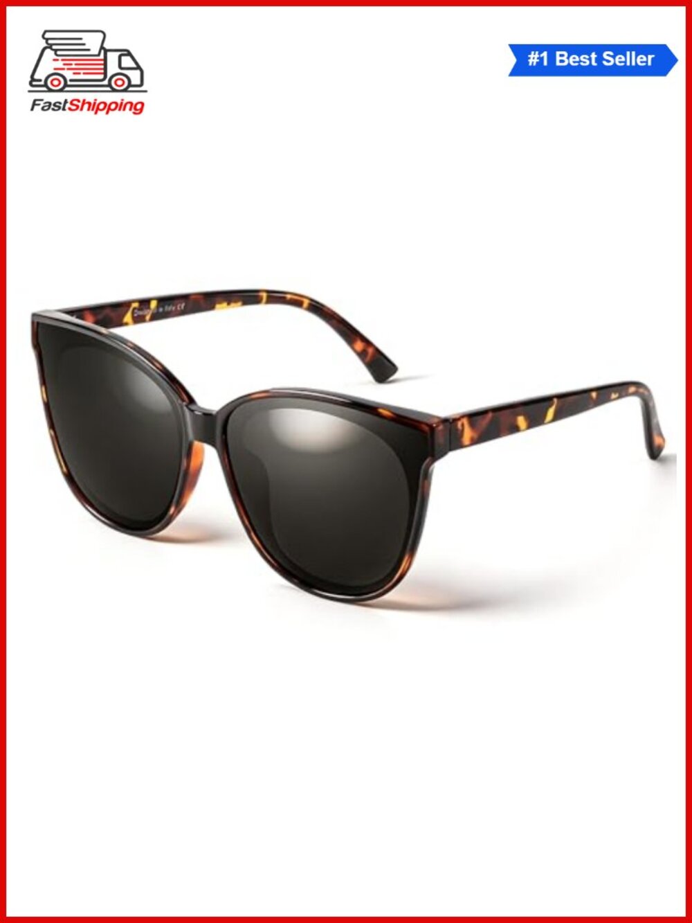 ✨ LVIOE Polarized Cat Eye Sunglasses UV400 Protection Oversize Women